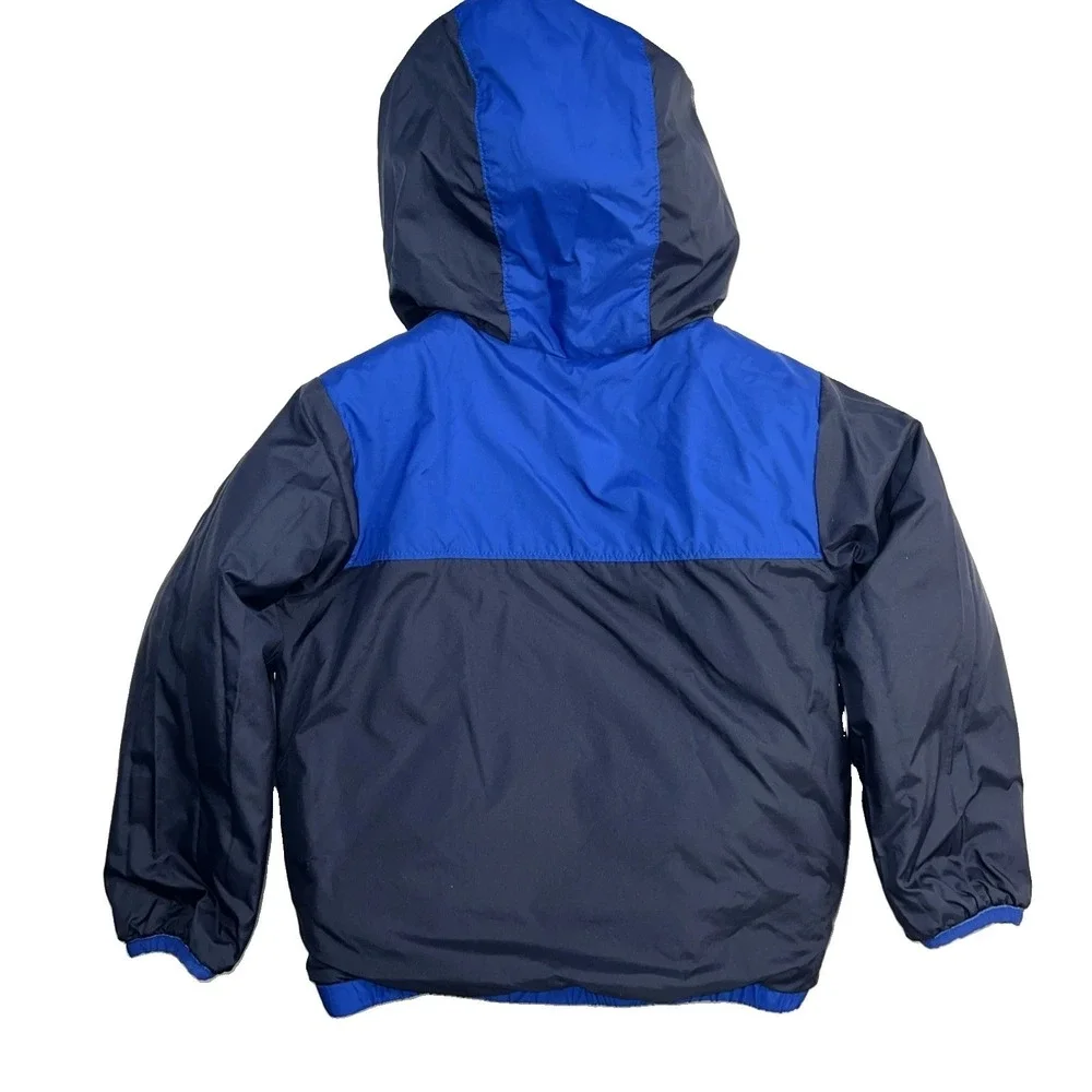 The North Face Blue Kids' Reversible Full-Zip Hooded Jacket Size 3T